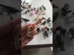 Vahşi Hayvanlar Oyuncaklar 6 PCS Kurt figürü Aile Partisi Favori